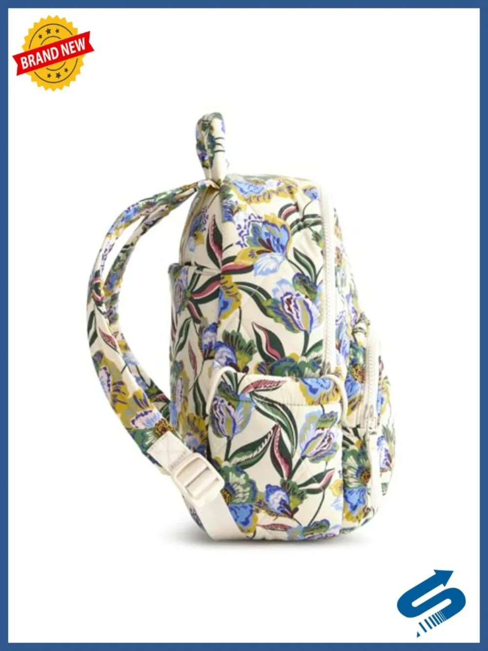 Vera Bradley Featherweight Small Banbury Backpack Quilted Nylon Water Resistant